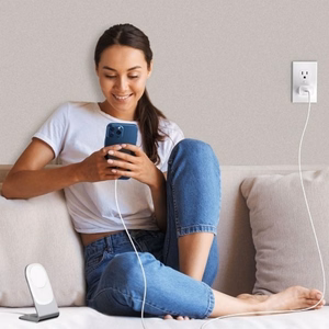 Magnētiskais bezvadu lādētājs Choetech T518 15W (balts)