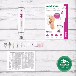 Medisana MP 840 manikīra un pedikīra ierīce ar 7 uzgaļiem