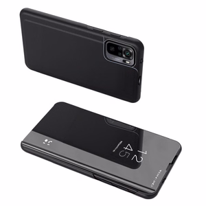 Clear View viedtālruņa apvalks Xiaomi 13 Pro ar atloku melns