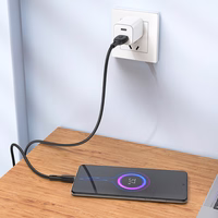 Borofone Kabelis BX86 Advantage - USB uz Micro USB - 2,4A 1 metru garš melns kabelis