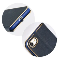 LUNA Book Gold viedtālruņa apvalks SAMSUNG J5 2017 tumši zils