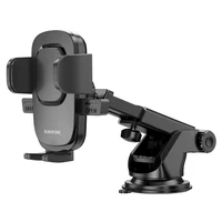 Borofone automašīnas turētājs BH60 Dainty ar stiprinājumu pie vējstikla melns