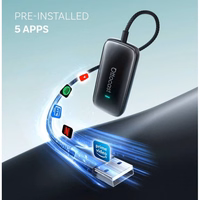 Bezvadu CarPlay/Android Auto Adapteris Ottocast Play2Video Ultra melns