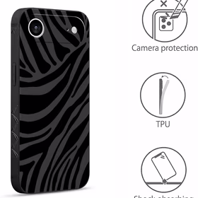 Pnakqil Iphone 17 Air maciņš Zebra melns