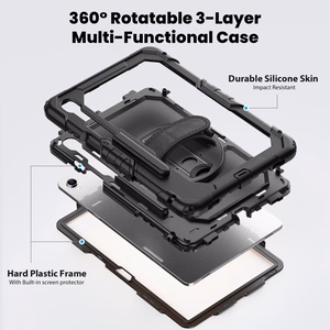 Tech-Protect Solid maciņš Samsung Galaxy Tab S11 11.0 melns