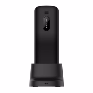 Mobilais telefons - MAXCOM MM 34D 4G melns + uzlādes doks