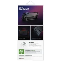 Uniq Hybrid Bytearmor viedtālruņa apvalks Nintendo Switch 2 - sarkans