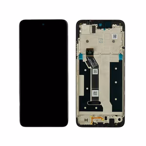 Oriģināls LCD ekrāns ar skārienpaneli un rāmi Motorola G35 5G
