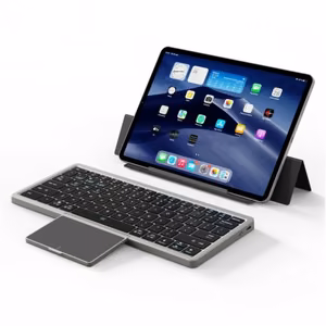 Dux Ducis Ok Series bezvadu Bluetooth tastatūra ar skārienpaneli melna