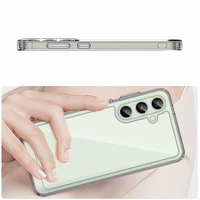 Kosmosa viedtālruņa apvalks ar gēla rāmi Samsung Galaxy S24 FE - caurspīdīgs