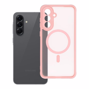 Case for Samsung A56 Full Matte Mag Cover compatible with MagSafe light pink