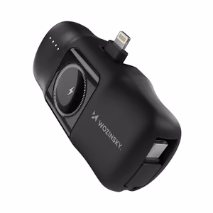Внешний аккумулятор Wozinsky (WF16-YLS) Lightning + зарядка Apple Watch 5000mAh (20W) чёрный