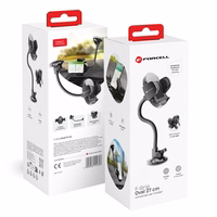 FORCELL F-GRIP Oval 27 cm auto turētājs vējstiklam / paneļim / ventilācijas atverei melns