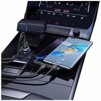 Auto lādētājs USAMS CC322 30W 1xUSB-A 1xUSB-C tarnish