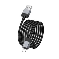 Kabelis USB A uz Lightning Hoco 2,4A 1 m X110 melns