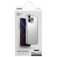 Uniq LifePro Xtreme Magnētiskais uzlādes viedtālruņa apvalks iPhone 15 Pro - caurspīdīgs