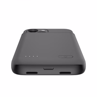 Tech-Protect PowerCase iPhone 12 mini / 13 mini ar 4700mAh portatīvo lādētāju - melna