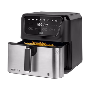 TEESA DIGITAL AIR FRYER XXL karstā gaisa friteris, 8 l, 1700 W, liels trauks, programmas, siltuma uzturēšana