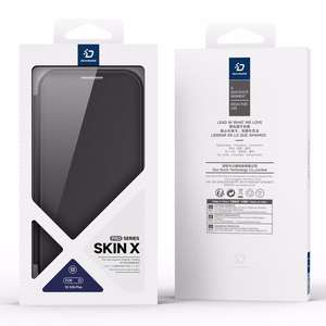 Dux Ducis Skin X Pro MagSafe saderīgs maka maciņš priekš Samsung Galaxy S26 Plus melns