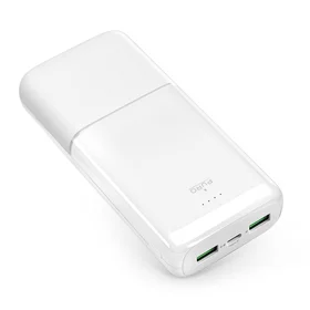 Portatīvais lādētājs Puro DAILY 20 PLUS 20000mAh 2x USB-A / 1x USB-C 22.5W PD AFC - balta