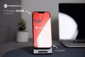 Закалённое стекло для iPhone 13 PRO MAX / 14 PLUS Forcell Matt Glass чёрный