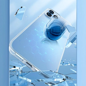 Kingxbar Elegant Series viedtālruņa apvalks iPhone 13 Pro aizmugures vāks caurspīdīgs