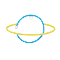 Neon LED Light SATURN yellow blue Bat + USB FLNE11 Forever Light