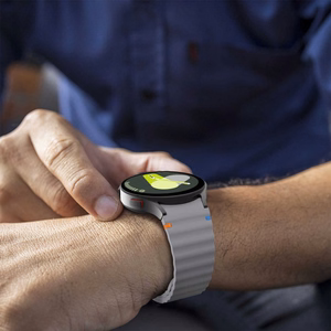 Tech-Protect силиконовый спортивный ремешок для Samsung Galaxy Watch 4 / 5 / 5 Pro / 6 / 7 / FE - серый