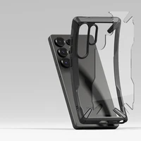 Ringke Fusion X viedtālruņa apvalks Samsung Galaxy S25 Ultra - melns