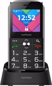 myPhone Halo C | melns | 2.2 collas | TFT | 32 MB | 32 MB | Dual SIM | galvenās kameras izšķirtspēja 0.3 MP | 1900 mAh