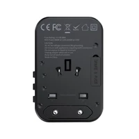 Universālais ceļojumu lādētājs Choetech PD5009 65W 2xUSB-C/USB-A melns
