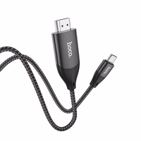 Kabeļa Hoco UA16 Type-C savienojums ar HDMI 2.0m, pelēks