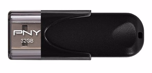 PNY Attaché 4 2.0 32GB USB zibatmiņa USB Type-A melna