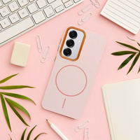 FRAME MAG COVER Viedtālruņa apvalks ar MagSafe SAMSUNG S26 Edge rozā