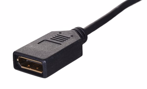 Lanberg AD-0003-BK DisplayPort kabelis 0,12 m Mini DisplayPort melns