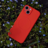 Telefona Maciņš "MagCase Silicone" Apple iPhone 16 Pro Max Sarkans