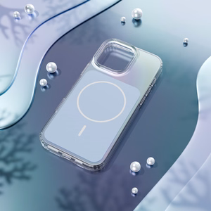 Etteri Hidden Pearl maciņš iPhone 16 Pro Max 6,9" gaiši zils