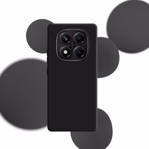 3mk Silikona viedtālruņa apvalks Xiaomi Redmi Note 14 Pro 5G - melns