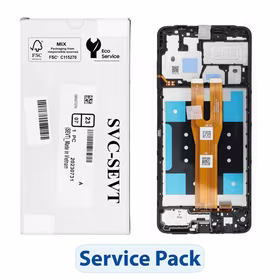 ServicePack LCD displejs SAMSUNG A06 A065 GH81-26440A melns