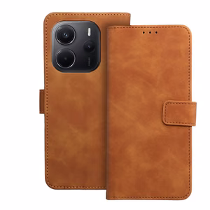 Flip case for Xiaomi Redmi NOTE 14 4G (GLOBAL - 164.84mm x 78.15mm x 8.16mm) Tender Book brown