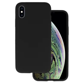 Viedtālruņa apvalks Iphone X/XS melns silikona viegls