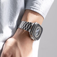 Ringke Metal One Air aproce priekš Apple Watch 8 / 9 / 10 / 11 / SE / Ultra (44 / 45 / 46 / 49 mm) - Sudraba