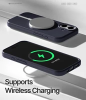 Korpuss Mercury Pure Magsafe Silicon Case Apple iPhone 17 tumši zils