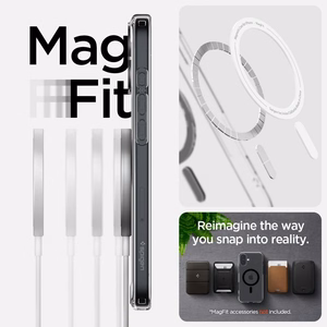 Spigen Ultra Hybrid Magnētiskais viedtālruņa apvalks ar MagSafe iPhone 16 Plus - melns