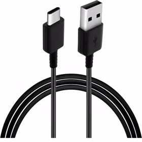Samsung EP-DR140ABE USB-A - USB-C kabelis 0.8m (bez iepakojuma - aizstājējiepakojums) - melns