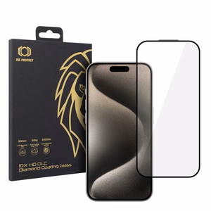 Rūdīts stikls Tel Protect 10X HD DLC Diamond Coating priekš Iphone 15 Pro