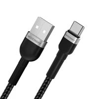 Wozinsky WNBAC1 USB-A / USB-C kabelis 2.4A 1m - melns
