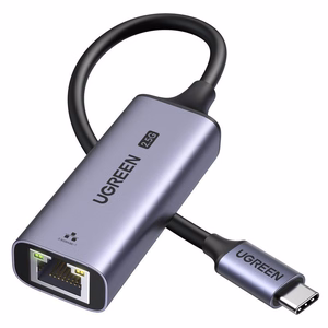 Pelēks Ugreen CM648 USB-C–RJ45 tīkla adapteris (25052)