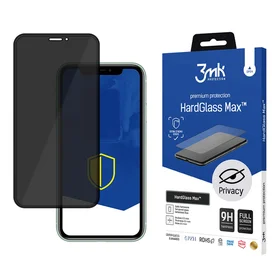 9H 3mk HardGlass Max Privacy™ privātuma stikls iPhone 11