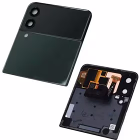 LCD screen Samsung F711 Z Flip3 5G ar touch screen ar frame (Outer) Melns original (used Grade B)
